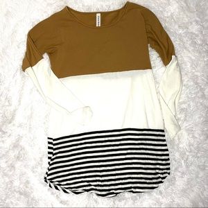 Boutique Color-Block Tunic